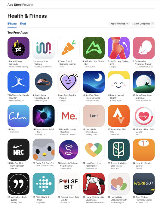 Fitness for 10 on the App Store